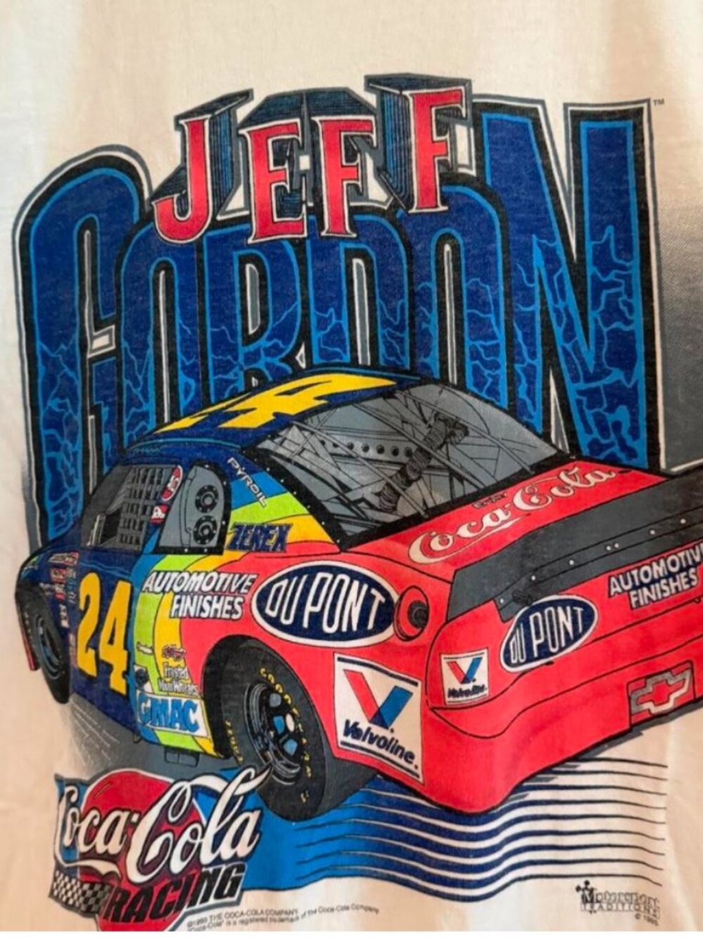 Jeff Gordon 90s NASCAR shirt